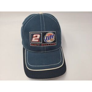 Vintage Rusty Wallace #2 Miller Lite Winners Circle‎ Adjustable Hat Cap NASCAR